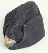 Air Force side hat with cloth badge winged propeller under crown