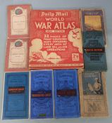 Collection of vintage motoring and similar maps to include George V Ordanance Survey, Edward