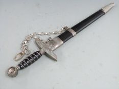 German Third Reich Nazi replica dress dagger, 30cm blade