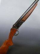 BSA 12 bore single barrelled shotgun with semi-pistol grip and named 32 inch barrel choked ¾,