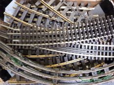 A collection of Piko and similar G and 0 gauge model railway track.