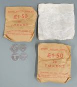 A collection of of tokens, c1968, including North West Public Transport