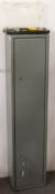 Metal gun safe/ cabinet 30x22x133cm.