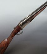 Victor Sarasqueta 12 bore side by side ejector shotgun with named and engraved locks, engraved