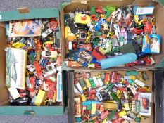 A very large quantity of Matchbox, Corgi and similar diecast model vehicles including