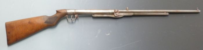 Haenel Model IV E REP .177 repeating underlever air rifle with adjustable trigger, chequered and