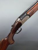 Spartarmi 12 bore over and under ejector shotgun with engraved lock, top plate and underside,
