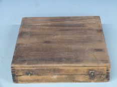 H.Hughes & Son Ltd London naval flag recognition kit, in fitted wooden box, with further supplier'