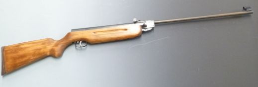Weihrauch HW35 .22 air rifle with semi-pistol grip and adjustable trigger and sights, serial