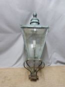 COLLECTING Circa 1920's/30's copper gas lamp by the Anti-Vibration Incandescent Light Company (