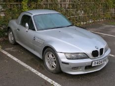 2001 BMW Z3 roadster with hardtop, 2200CC petrol engine and manual gearbox, Last MOTd 2012,