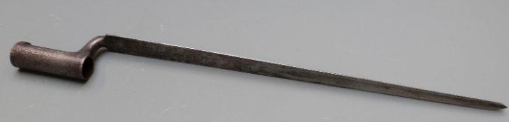 American 1816 pattern socket bayonet with 40cm blade