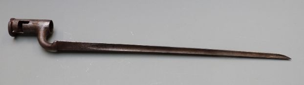 British Brown Bess socket bayonet with 3