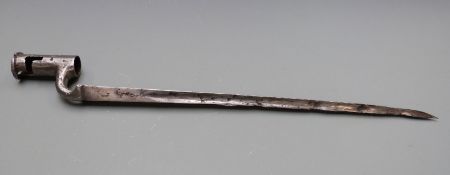 British Brown Bess socket bayonet with 3