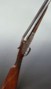 COLLECTING Winton Spanish 12 bore sidelock side by side ejector shotgun with engraved locks, trigger