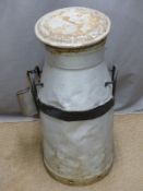 Cadbury milk churn with ladle, H 73cm