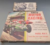 Airfix Motor Racing set MR11 together with Double Length Straight Accessory Pack 5056, both in
