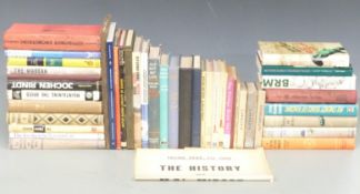 Collection of motor racing and car related books including Stirling Moss All But My Life signed by