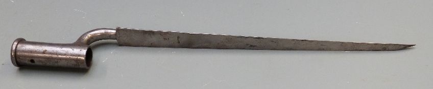British 1840 pattern Constabulary style bayonet with 3