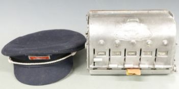Bell Punch Ultimate bus or similar ticket machine and British Railways cap