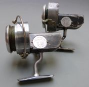 Two Hardy Brothers Altex fixed spool fishing reels, No 2 MkIII and No 3 MkIV