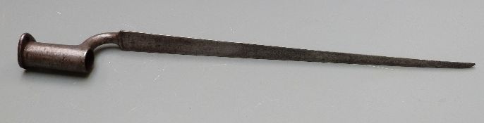 British 1839 pattern socket bayonet with 40cm blade