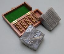 Two-hundred-and-fifty .22 rifle cartridges, some in wooden box. PLEASE NOTE THAT A VALID RELEVANT
