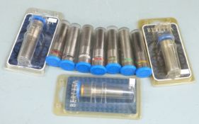 Ten various Beretta shotgun chokes, three new in original packaging.