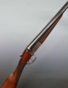 Webley & Scott 700 Series 12 bore side by side ejector shotgun with named and engraved locks,