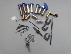 Ten various shotgun chokes including Beretta, choke keys, snapcaps etc