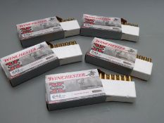 One-hundred Winchester Super X .243 WIN rifle cartridges, in original boxes. PLEASE NOTE THAT A