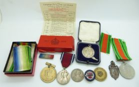 WWI Royal Engineers silver sports medal 1915-1916, together with inter war water polo example, two