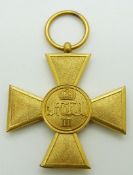 German WWI Long Service Medal 25 years, with fitted box