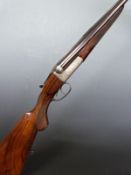 J & W Tolley .303 double barrelled side by side rifle with named and engraved locks, underside