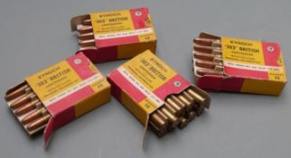Forty Kynoch .303 rifle cartridges, in original boxes. PLEASE NOTE THAT A VALID RELEVANT FIREARMS/