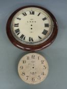 LNER dial wallclock case and dial with LNER 151 to dial, overall diameter 40cm, together with a