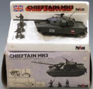 Polistil 1:50 scale diecast model Chieftain MK3 tank, CA. 102, in original box.