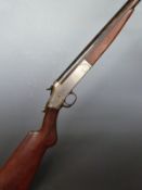 Harrington & Richards 20 bore single barrelled shotgun with semi-pistol grip ,named lock and 30 inch