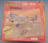 Tri-ang Cox Frog model Tomahawk Desert Fighter with petrol engine, in original box.