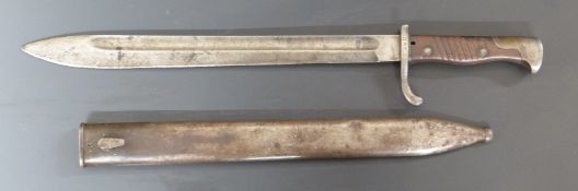 German 1898/05 pattern bayonet early type with part muzzle ring and no flashguard, GAF 2.23 to