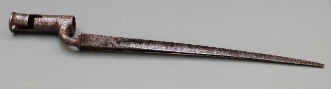 British socket bayonet with 3