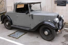 1935 Austin 10 Clifton two seat tourer with dickey seat and 1141cc four cylinder side valve