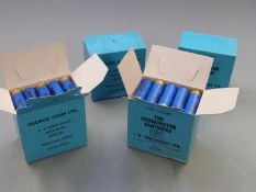 One-hundred George Gibbs of Bristol and The Crudgington Cartridge 16 bore shotgun cartridges, all in