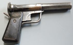 Accles & Shelvoke Ltd Acvoke .177 air pistol with named and reeded grips, NVSN.