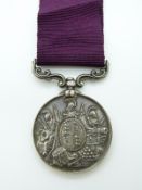 Army Long Service and Good Conduct Medal (Victorian) named to Sgt J Doyle, 3rd Dragoon Guards