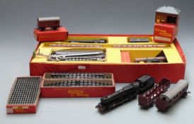 Tri-ang 00 gauge train set with Princess Elizabeth locomotive together with various locomotives,