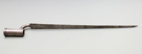 British Brown Bess socket bayonet with 3