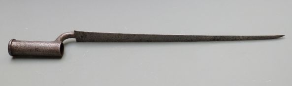 British Brown Bess socket bayonet with 4