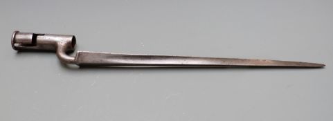 British Brown Bess socket bayonet with 4