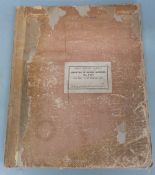 Great Western Railway, Kings Heath Dispatch of Goods Invoices ledger, circa 1950